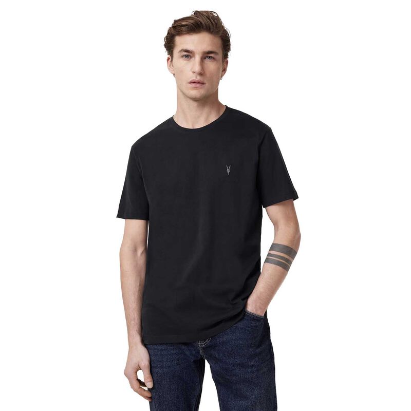 AllSaints Brace Brushed Cotton Crew Neck T-Shirt image number 4
